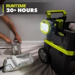 Ryobi ONE+ 18V Cordless LED Clamp Light Kit With 1.5 Ah Battery And Charger -Ryobi Store ryobi jobsite lighting pcl663k1n 1d 1000