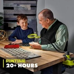 Ryobi ONE+ 18V Cordless LED Magnifying Clamp Light Kit With 1.5 Ah Battery And Charger 19 Ryobi ONE+ 18V Cordless LED Magnifying Clamp Light Kit With 1.5 Ah Battery And Charger -Ryobi Store ryobi jobsite lighting pcl664k1n 66 1000