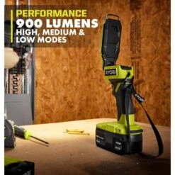 Ryobi ONE+ 18V Cordless LED Stick Light (Tool Only) -Ryobi Store ryobi jobsite lighting pcl668b a0 1000
