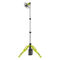 Ryobi Hybrid Tri-Power Tripod Light (Tool Only) -Ryobi Store ryobi jobsite lighting pcl691b d4 1000