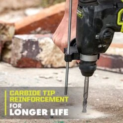 Ryobi 2 Cutter SDS + Drilling Set(8 Pc.) -Ryobi Store ryobi masonry drill bits a10801 1d 1000