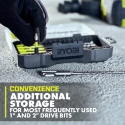 Ryobi 2 Cutter SDS + Drilling Set(8 Pc.) -Ryobi Store ryobi masonry drill bits a10801 c3 1000