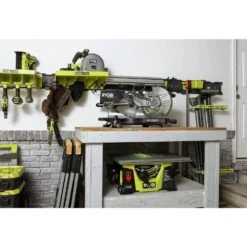 Ryobi ONE+ HP 18V Brushless Cordless 10 In. Sliding Compound Miter Saw (Tool Only) With SPEED BENCH Mobile Workstation -Ryobi Store ryobi miter saws pblms01b stm202 44 1000
