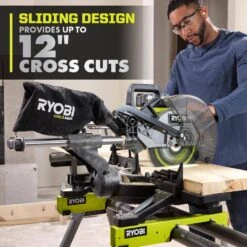 Ryobi ONE+ HP 18V Brushless Cordless 10 In. Sliding Compound Miter Saw Kit With 4.0 Ah HIGH PERFORMANCE Battery And Charger 14 Ryobi ONE+ HP 18V Brushless Cordless 10 In. Sliding Compound Miter Saw Kit With 4.0 Ah HIGH PERFORMANCE Battery And Charger -Ryobi Store ryobi miter saws pblms01k 66 1000