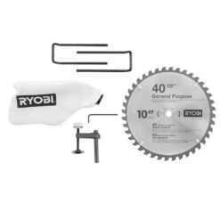 Ryobi 15 Amp 10 In. Corded Sliding Compound Miter Saw With LED Cutline Indicator -Ryobi Store ryobi miter saws tss103 1f 1000
