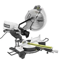 Ryobi 15 Amp 12 In. Corded Sliding Compound Miter Saw With LED Cutline Indicator
