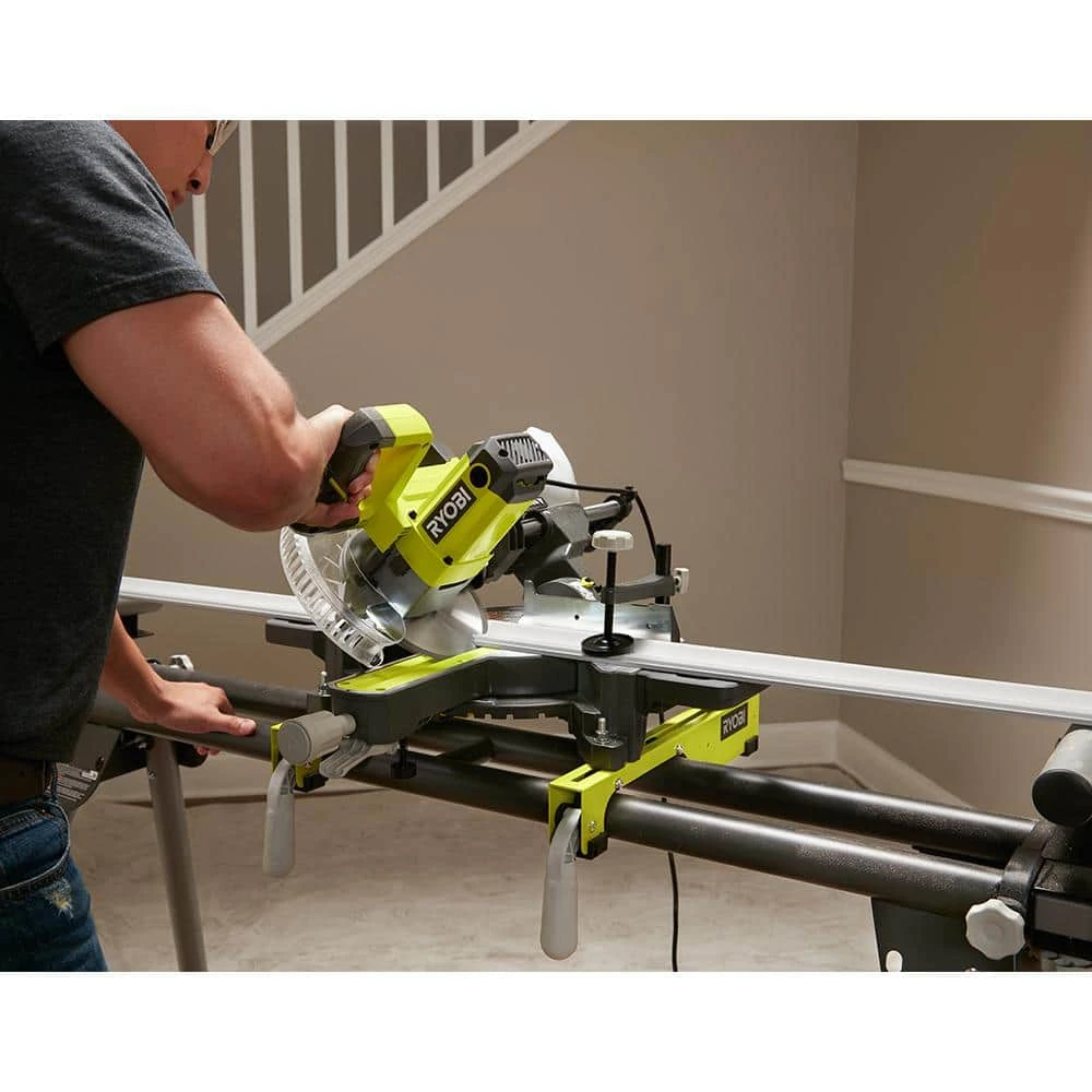 Ryobi 10 Amp Corded 7-1/4 In. Compound Sliding Miter Saw 9 Ryobi 10 Amp Corded 7-1/4 In. Compound Sliding Miter Saw - Image 9