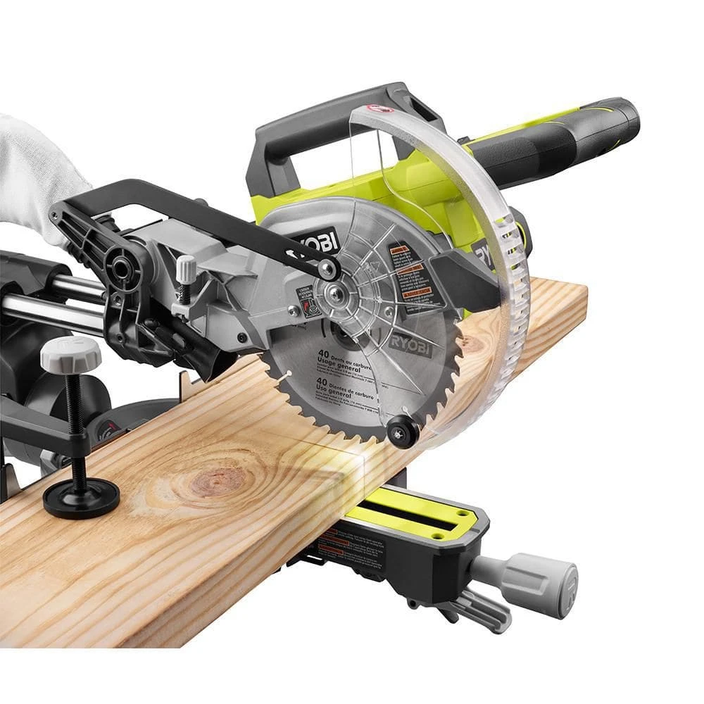 Ryobi 10 Amp Corded 7-1/4 In. Compound Sliding Miter Saw 4 Ryobi 10 Amp Corded 7-1/4 In. Compound Sliding Miter Saw - Image 4