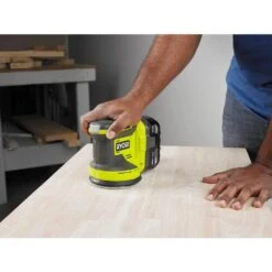 Ryobi ONE+ 18V Cordless 5 In. Random Orbit Sander Kit With 4.0 Ah Battery And Charger -Ryobi Store ryobi orbital sanders pcl406k1 66 1000
