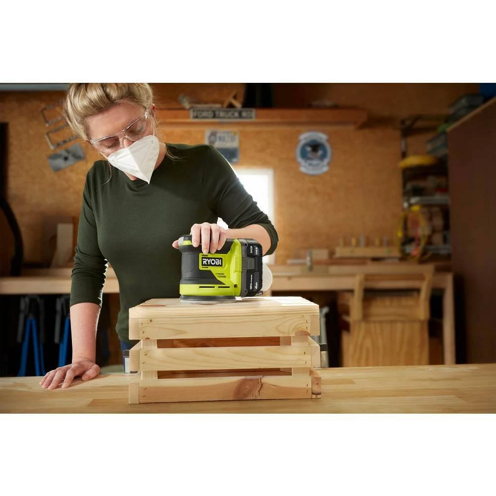 Ryobi ONE+ 18V HIGH PERFORMANCE Kit W/ (2) 4.0 Ah Batteries, 2.0 Ah Battery, Charger, & ONE+ 18V 5 In Random Orbit Sander 10 Ryobi ONE+ 18V HIGH PERFORMANCE Kit W/ (2) 4.0 Ah Batteries, 2.0 Ah Battery, Charger, & ONE+ 18V 5 In Random Orbit Sander - Image 10