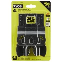 Ryobi 4-Piece Wood Oscillating Multi-Tool Blade Set