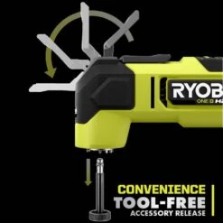 Ryobi ONE+ HP 18V Brushless Cordless Oscillating Multi-Tool (Tool Only) With 4-Piece Wood And Metal Blade Set 21 Ryobi ONE+ HP 18V Brushless Cordless Oscillating Multi-Tool (Tool Only) With 4-Piece Wood And Metal Blade Set -Ryobi Store ryobi oscillating tools pblmt51b a24402 c3 1000