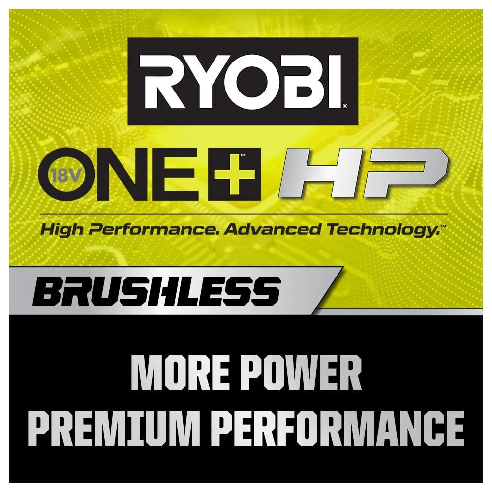 Ryobi ONE+ HP 18V Brushless Cordless Oscillating Multi-Tool (Tool Only) With 4-Piece Wood And Metal Blade Set 2 Ryobi ONE+ HP 18V Brushless Cordless Oscillating Multi-Tool (Tool Only) With 4-Piece Wood And Metal Blade Set - Image 2