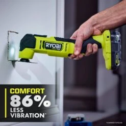 Ryobi ONE+ HP 18V Brushless Cordless Oscillating Multi-Tool With 4.0 Ah HIGH PERFORMANCE Battery -Ryobi Store ryobi oscillating tools pblmt51b pbp004 77 1000