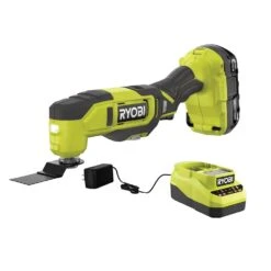Ryobi ONE+ 18V Cordless Oscillating Multi-Tool Kit With 2.0 Ah Battery And Charger