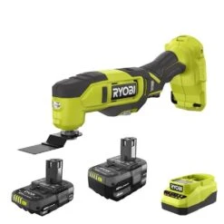 Ryobi ONE+ 18V Lithium-Ion Kit With 2.0 Ah And 4.0 Ah Batteries, Charger With ONE+ 18V Cordless Multi-Tool