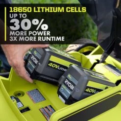 Ryobi 40V Lithium-Ion 6.0 Ah Battery And Rapid Charger Starter Kit -Ryobi Store ryobi outdoor power batteries chargers op4060506 1d 1000