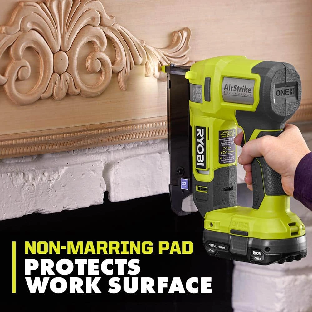 Ryobi ONE+ 18V Cordless Airstrike 23-Gauge Pin Nailer (Tool Only) 6 Ryobi ONE+ 18V Cordless Airstrike 23-Gauge Pin Nailer (Tool Only) - Image 6