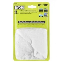 Ryobi 8 In. To 10 In. Buffing Bonnet Set (2-Piece) -Ryobi Store ryobi power buffing accessories a92202 77 1000