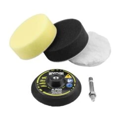 Ryobi Buffing And Polishing Drill Attachment Set (4-Piece)