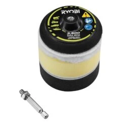Ryobi Buffing And Polishing Drill Attachment Set (4-Piece) -Ryobi Store ryobi power buffing accessories a92402 66 1000