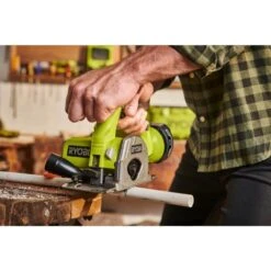 Ryobi ONE+ 18V Cordless 3-3/8 In. Multi-Material Plunge Saw (Tool Only) -Ryobi Store ryobi power cutting tools p555 44 1000