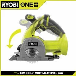 Ryobi ONE+ 18V Cordless 3-3/8 In. Multi-Material Plunge Saw (Tool Only) -Ryobi Store ryobi power cutting tools p555 a0 1000