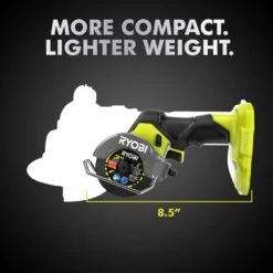 Ryobi ONE+ HP 18V Brushless Cordless Compact Cut-Off Tool With 2.0 Ah Lithium-Ion Battery -Ryobi Store ryobi power cutting tools psbcs02b pbp006 1f 1000
