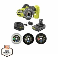Ryobi ONE+ HP 18V Brushless Cordless Compact Cut-Off Tool Kit With 1.5 Ah Battery And 18V Charger