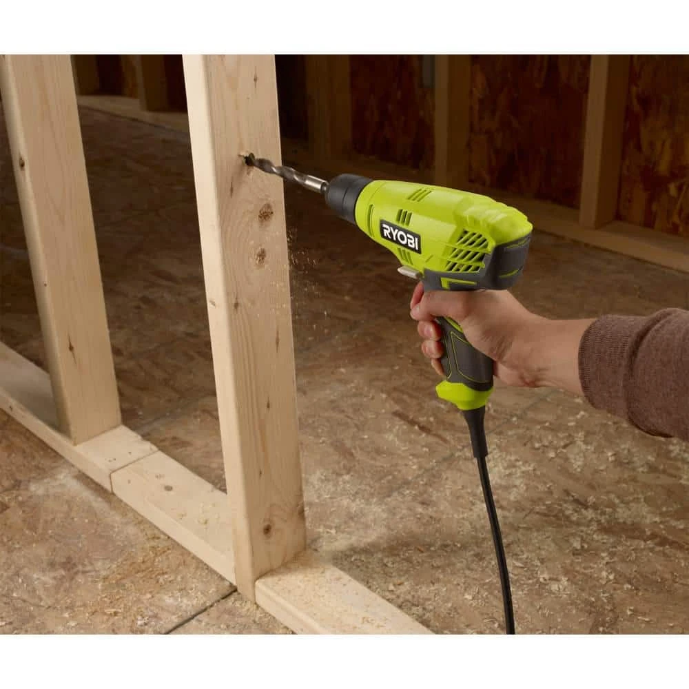 Ryobi 5.5 Amp Corded 3/8 In. Variable Speed Compact Drill/Driver With Bag 6 Ryobi 5.5 Amp Corded 3/8 In. Variable Speed Compact Drill/Driver With Bag - Image 6