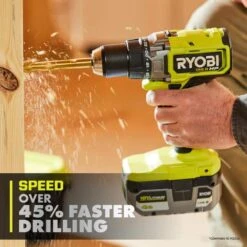 Ryobi ONE+ HP 18V Brushless Cordless 1/2 In. Drill/Driver Kit With 4.0 Ah Battery, Charger, And Bag -Ryobi Store ryobi power drills pbldd02k1 66 1000