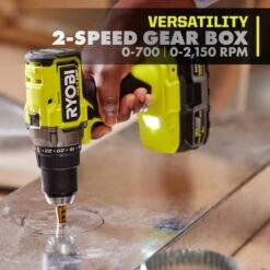 Ryobi ONE+ HP 18V Brushless Cordless 1/2 In. Drill/Driver Kit With 4.0 Ah Battery, Charger, And Bag -Ryobi Store ryobi power drills pbldd02k1 77 1000