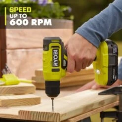 Ryobi ONE+ 18V Cordless 3/8 In. Drill/Driver Kit W/ 1.5 Ah Battery, Charger, & Impact Rated Screwdriver Drill Bit Kit (70PC) -Ryobi Store ryobi power drills pcl201k1 ar2040 a0 1000