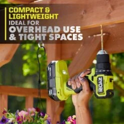 Ryobi ONE+ HP 18V Brushless Cordless Compact 1/2in. Drill/Driver Kit With (2) 1.5 Ah Batteries And Charger -Ryobi Store ryobi power drills psbdd02k2 66 1000