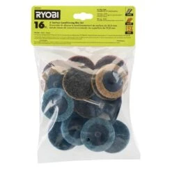 Ryobi 2 In. Surface Conditioning Disc Set (16-Piece) -Ryobi Store ryobi power sander accessories a911602 40 1000