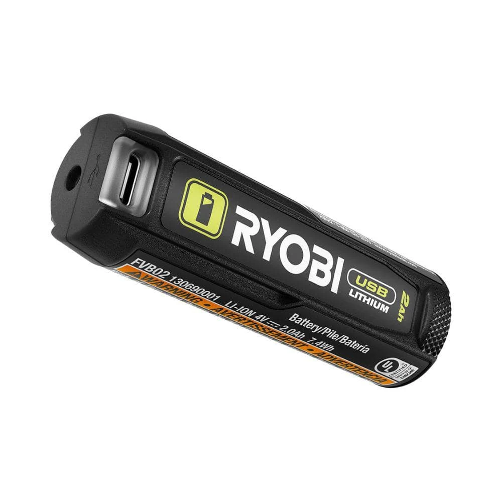 Ryobi USB Lithium 2.0 Ah Lithium Rechargeable Battery 1 Ryobi USB Lithium 2.0 Ah Lithium Rechargeable Battery