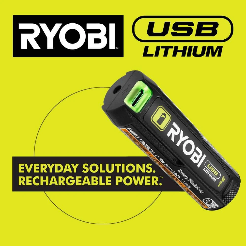 Ryobi USB Lithium 2.0 Ah Lithium Rechargeable Battery 2 Ryobi USB Lithium 2.0 Ah Lithium Rechargeable Battery - Image 2