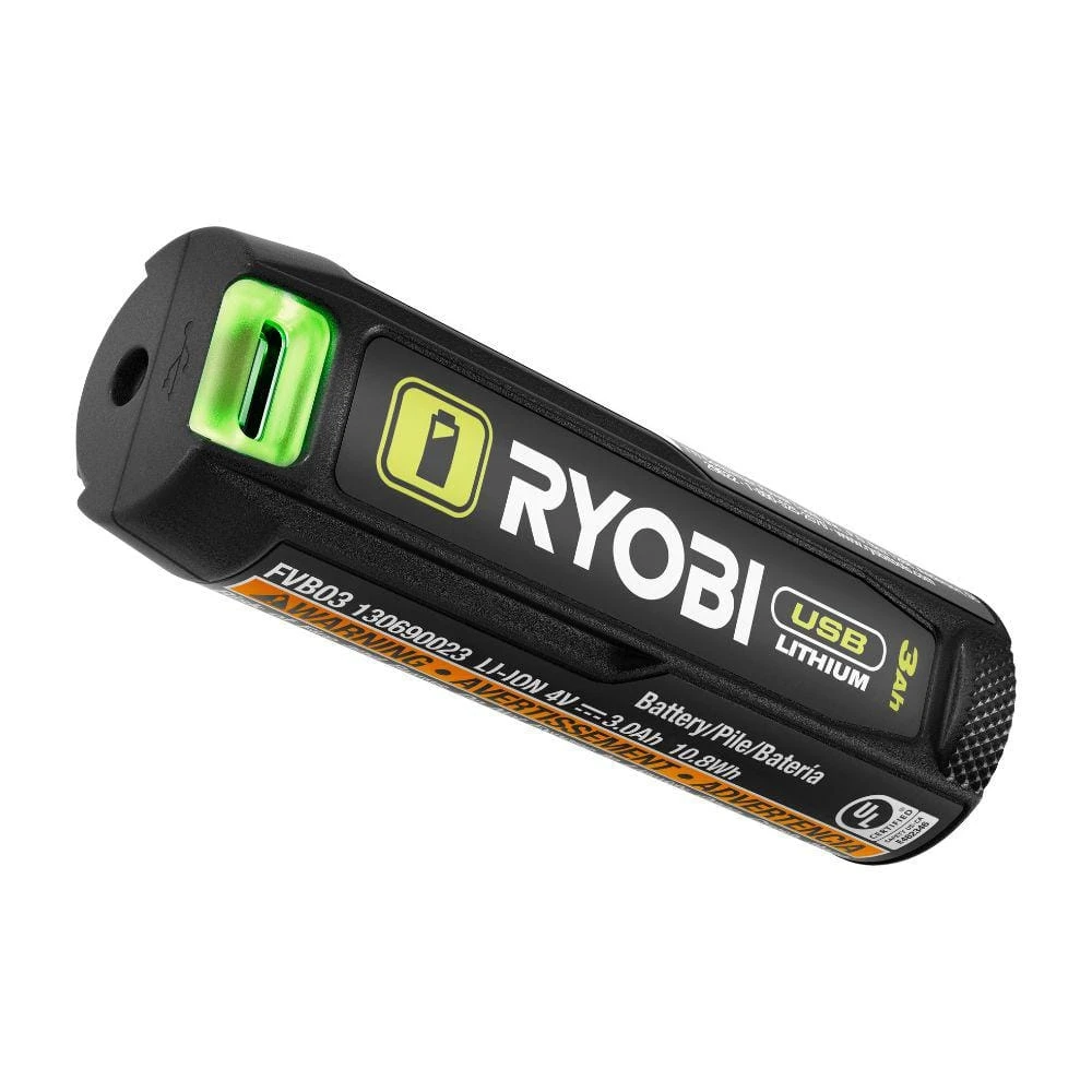 Ryobi USB Lithium 3.0 Ah Lithium-Ion Rechargeable Battery 1 Ryobi USB Lithium 3.0 Ah Lithium-Ion Rechargeable Battery
