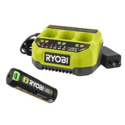 Ryobi USB Lithium 3-Port Charger With USB Lithium 3.0 Ah Lithium-Ion Rechargeable Battery