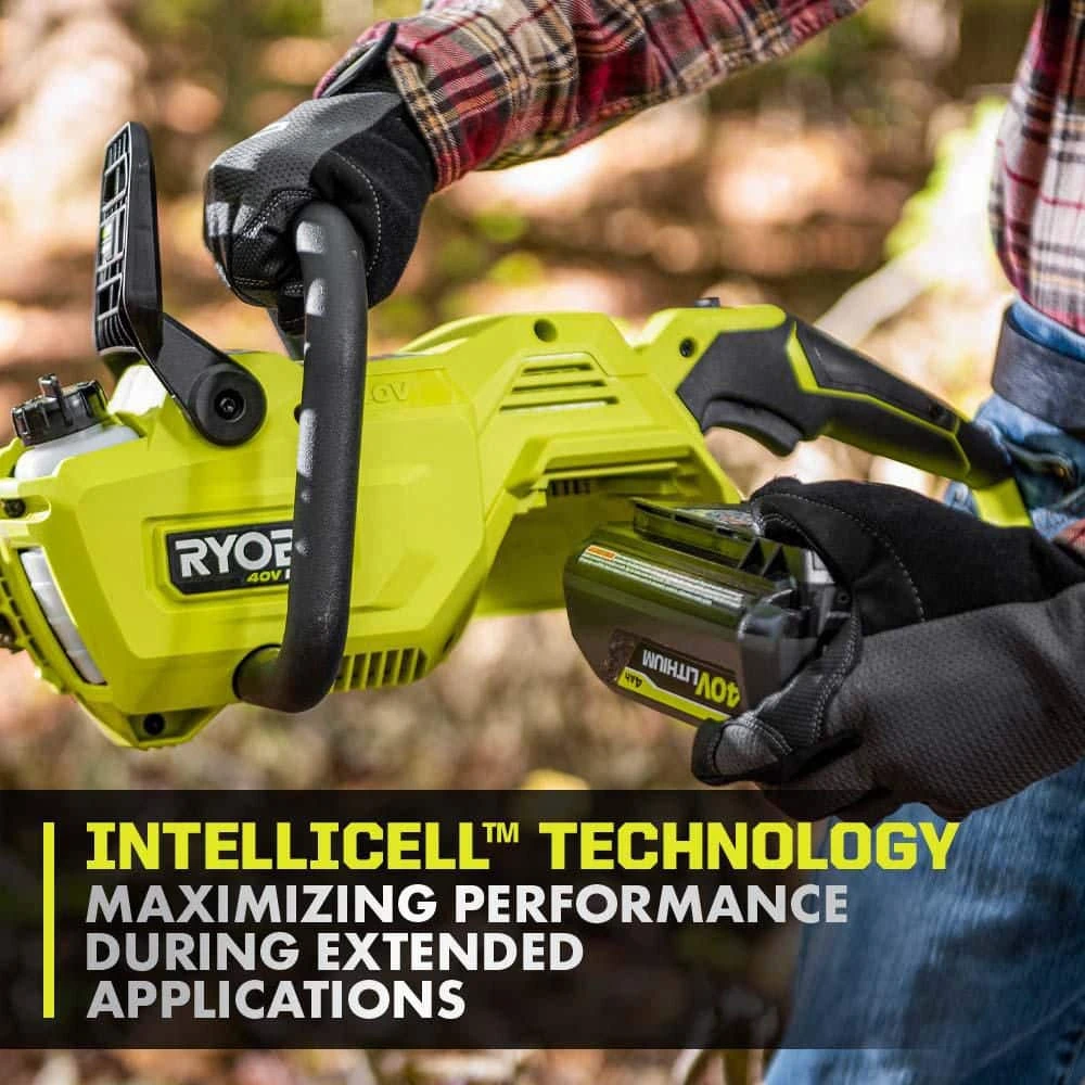 Ryobi 40V Lithium-Ion (2) 4.0 Ah Battery/4A Fast Charger Starter Kit 4 Ryobi 40V Lithium-Ion (2) 4.0 Ah Battery/4A Fast Charger Starter Kit - Image 4