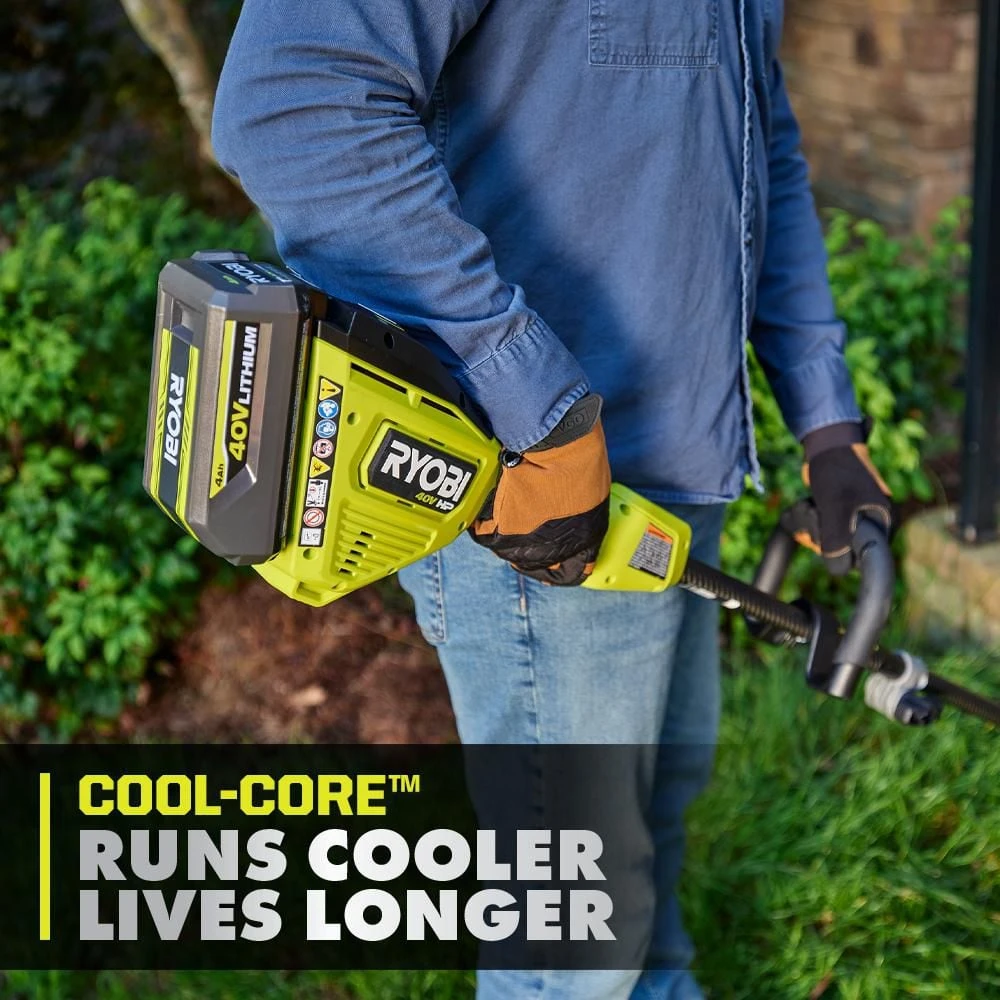 Ryobi 40V Lithium-Ion (2) 4.0 Ah Battery/4A Fast Charger Starter Kit 5 Ryobi 40V Lithium-Ion (2) 4.0 Ah Battery/4A Fast Charger Starter Kit - Image 5