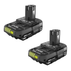 Ryobi ONE+ 18V Lithium-Ion 2.0 Ah Compact Battery (2-Pack)