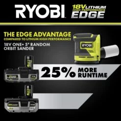 Ryobi ONE+ 18V 4.0 Ah Lithium-Ion HIGH PERFORMANCE EDGE Battery 25 Ryobi ONE+ 18V 4.0 Ah Lithium-Ion HIGH PERFORMANCE EDGE Battery -Ryobi Store ryobi power tool batteries pbp1104 44 1000