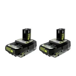 Ryobi ONE+ 18V HIGH PERFORMANCE Lithium-Ion 2.0 Ah Compact Battery (2-Pack)