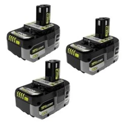 Ryobi ONE+ HP 18V HIGH PERFORMANCE Lithium-Ion 6.0 Ah Battery (2-Pack) W/ ONE+ 18V 4.0 Ah Lithium-Ion HIGH PERFORMANCE Battery