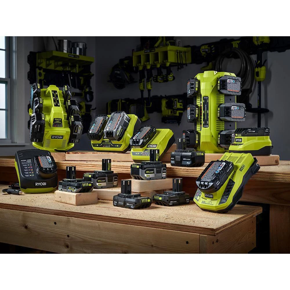 Ryobi ONE+ 18V Lithium-Ion 4.0 Ah HIGH PERFORMANCE Battery With (2) 2.0 Ah HIGH PERFORMANCE Batteries 8 Ryobi ONE+ 18V Lithium-Ion 4.0 Ah HIGH PERFORMANCE Battery With (2) 2.0 Ah HIGH PERFORMANCE Batteries - Image 8
