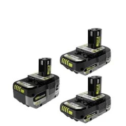 Ryobi ONE+ 18V Lithium-Ion 4.0 Ah HIGH PERFORMANCE Battery With (2) 2.0 Ah HIGH PERFORMANCE Batteries