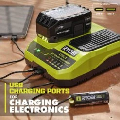 Ryobi ONE+ 18V 8A Rapid Charger With ONE+ 18V 8.0 Ah Lithium-Ion HIGH PERFORMANCE Battery 16 Ryobi ONE+ 18V 8A Rapid Charger With ONE+ 18V 8.0 Ah Lithium-Ion HIGH PERFORMANCE Battery -Ryobi Store ryobi power tool batteries pcg008 pbp1008 66 1000