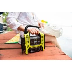 Ryobi 18V ONE+ (2) 4.0 Ah Lithium-Ion Batteries With 18V Charger -Ryobi Store ryobi power tool batteries pcl104k2n 66 1000