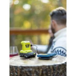 Ryobi ONE+ 18V Lithium-Ion 2.0 Ah Compact Battery (2-Pack) With 18V Lithium-Ion Charger -Ryobi Store ryobi power tool batteries pcl202kn 4f 1000